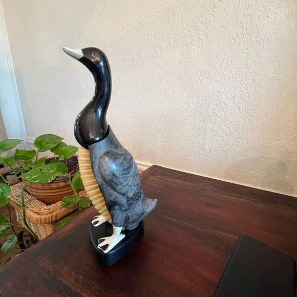 Vintage MCM 1950s Clothes Brush Gentleman's Vanity Duck Figure Grandpa Gift - Picture 5 of 10